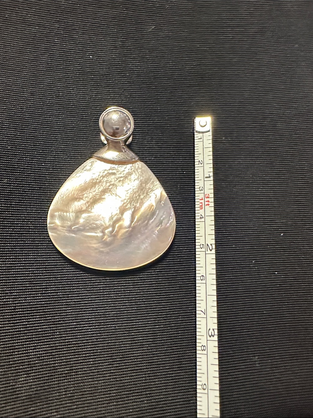 Rage 925 Sterling Silver and Pink Mother of Pearl Pendant - Picture 2 of 5